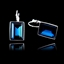 Show details for Delicate Curvy Swarovski Element Platinum Plated Hook