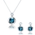 Picture of Well Produced Platinum Plated Concise 2 Pieces Jewelry Sets
