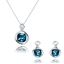 Show details for Well Produced Platinum Plated Concise 2 Pieces Jewelry Sets