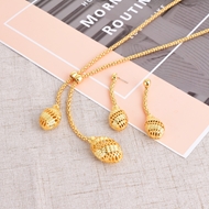 Show details for Fancy Casual Zinc Alloy Necklace and Earring Set
