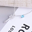 Show details for New Swarovski Element Blue Pendant Necklace
