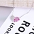 Picture of Fashion Swarovski Element Platinum Plated Pendant Necklace