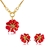 Picture of Fashionable Casual Red Necklace and Earring Set Wholesale Price