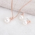 Picture of Zinc Alloy White Necklace and Earring Set from Certified Factory