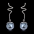 Picture of Zinc Alloy Blue Dangle Earrings Factory Supply