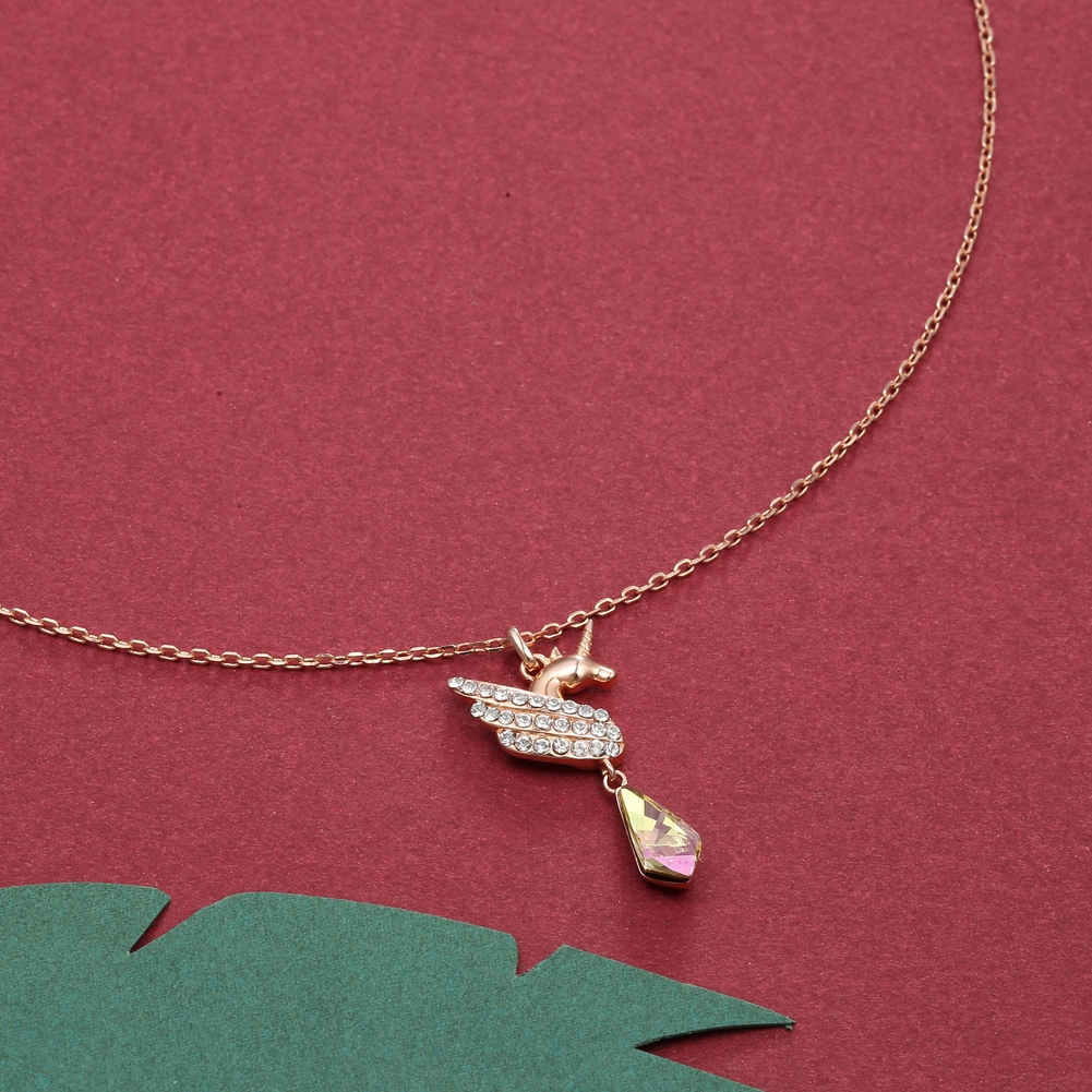 Featured Yellow Copper or Brass Pendant Necklace for Girlfriend