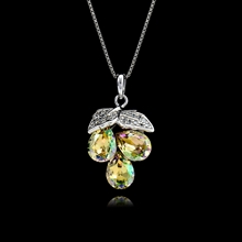 Show details for Bling Casual Green Pendant Necklace