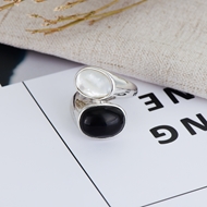 Picture of Reasonably Priced Black Zinc Alloy Fashion Ring in Exclusive Design