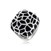 Show details for Zinc Alloy Black Fashion Ring at Unbeatable Price