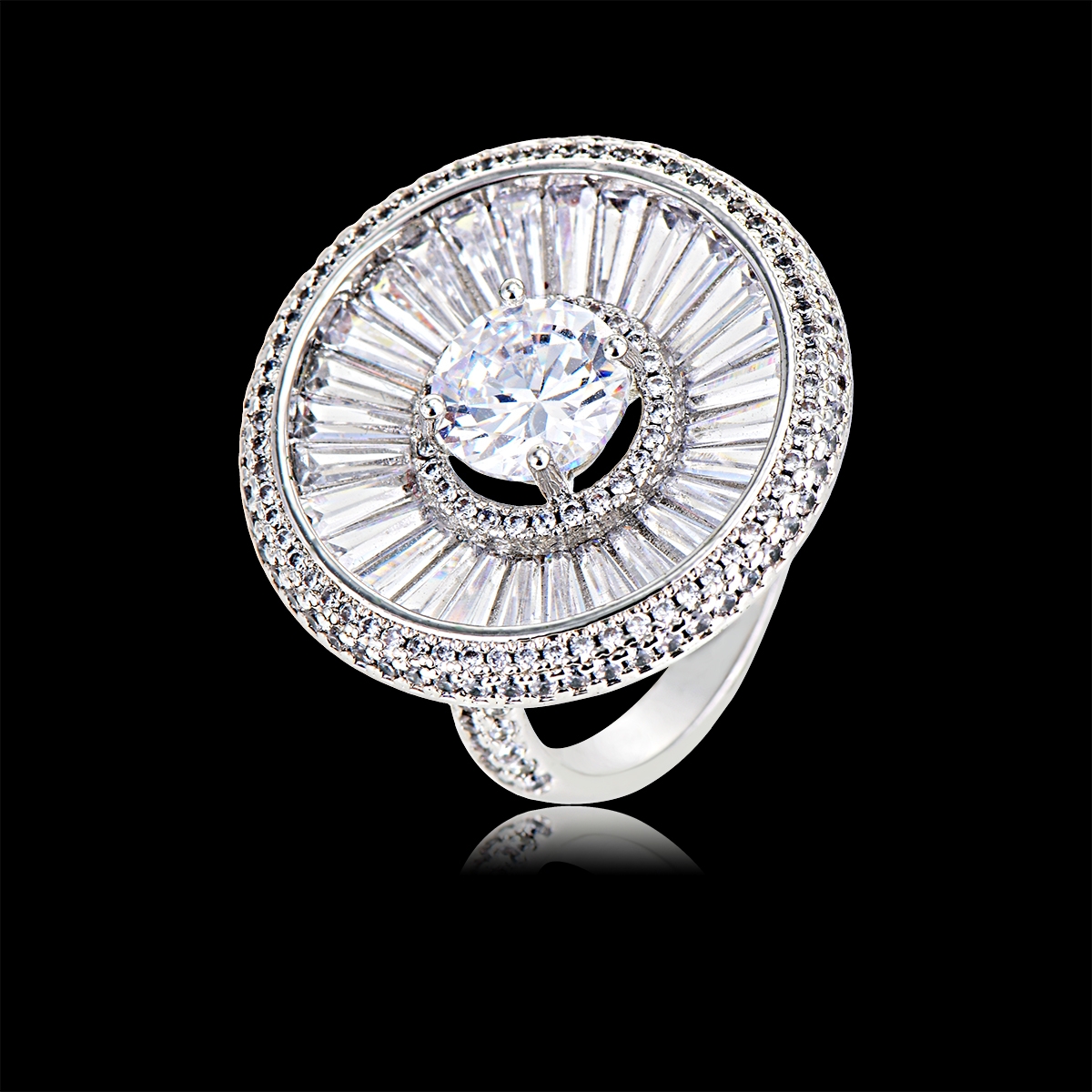Irresistible White Cubic Zirconia Fashion Ring Wholesale Price