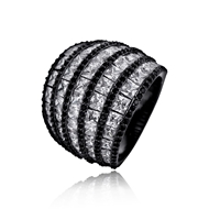 Picture of Wholesale Platinum Plated Fashion Fashion Ring with No-Risk Return