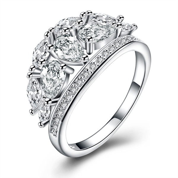 Cubic Zirconia Rings - CZ Rings - Cubic Zirconia Engagement Rings – Gems  And Jewels