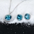 Picture of Great Swarovski Element Platinum Plated Necklace and Earring Set