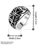 Picture of Nickel Free Oxide Casual Fashion Ring with No-Risk Refund