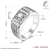 Picture of Brand New White Platinum Plated Fashion Ring Factory Supply