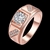 Picture of Copper or Brass Cubic Zirconia Fashion Ring For Your Occasions