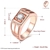 Picture of Copper or Brass Rose Gold Plated Fashion Ring at Super Low Price