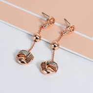 Show details for Women Zinc Alloy Casual Dangle Earrings Direct from Factory