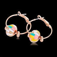Picture of Zinc Alloy Casual Hoop Earrings with SGS/ISO Certification