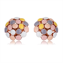 Show details for Impressive Colorful Classic Stud Earrings with Beautiful Craftmanship