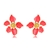 Picture of Eye-Catching Red Rose Gold Plated Stud Earrings with Member Discount