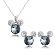 Show details for Nice Swarovski Element Fashion Necklace and Earring Set