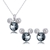 Picture of Nice Swarovski Element Fashion Necklace and Earring Set