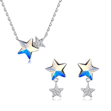 Show details for Fashion Casual Necklace and Earring Set with Worldwide Shipping