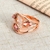 Picture of Zinc Alloy Rose Gold Plated Fashion Ring at Unbeatable Price