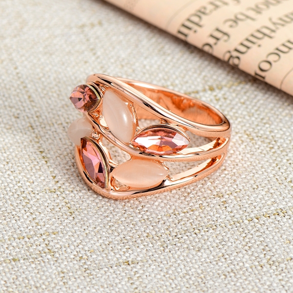 Picture of Zinc Alloy Rose Gold Plated Fashion Ring at Unbeatable Price