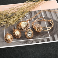 Show details for Fashion Yellow 4 Piece Jewelry Set from Reliable Manufacturer