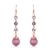 Picture of Classic Purple Dangle Earrings with Beautiful Craftmanship