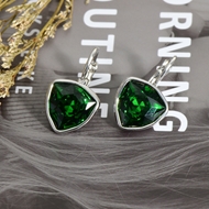 Show details for Great Value Green Casual Small Hoop Earrings with Member Discount