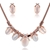 Picture of New Step Classic Rose Gold Plated 2 Pieces Jewelry Sets