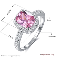 Picture of Low Price Platinum Plated Cubic Zirconia Fashion Ring from Trust-worthy Supplier