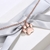 Picture of Sparkly Fashion Rose Gold Plated Pendant Necklace