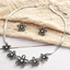 Show details for Irresistible Zinc Alloy Casual Necklace and Earring Set As a Gift