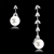 Picture of Delicate Platinum Plated Dangle Earrings with Fast Delivery