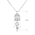 Picture of Attractive White Platinum Plated Pendant Necklace For Your Occasions