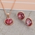 Picture of Filigree Casual Rose Gold Plated Necklace and Earring Set