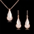 Picture of Low Price Rose Gold Plated Casual Necklace and Earring Set from Trust-worthy Supplier