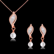 Picture of Cheap Rose Gold Plated Classic Necklace and Earring Set From Reliable Factory