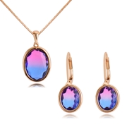 Picture of Bulk Rose Gold Plated Classic Necklace and Earring Set Exclusive Online