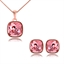 Show details for Classic Pink Necklace and Earring Set with 3~7 Day Delivery