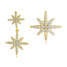 Show details for Good Quality Cubic Zirconia Delicate Stud Earrings