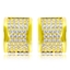 Show details for Copper or Brass Delicate Stud Earrings in Flattering Style