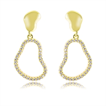 Show details for Delicate Cubic Zirconia Dangle Earrings with Fast Delivery