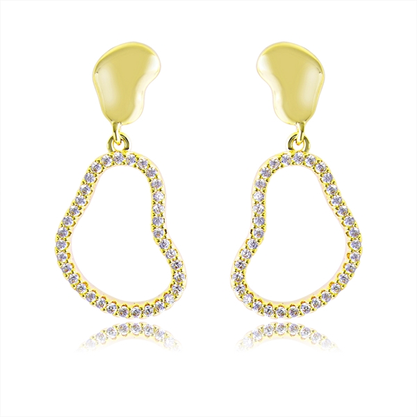 Picture of Delicate Cubic Zirconia Dangle Earrings with Fast Delivery