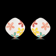 Picture of Classic Enamel Stud Earrings at Unbeatable Price