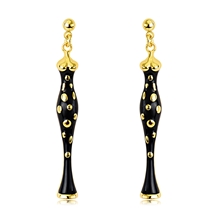 Show details for Zinc Alloy Gold Plated Dangle Earrings with 3~7 Day Delivery